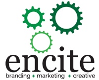 encite branding + marketing + creative logo