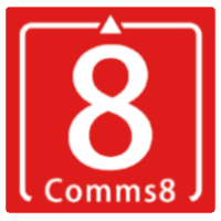 Comms8 logo