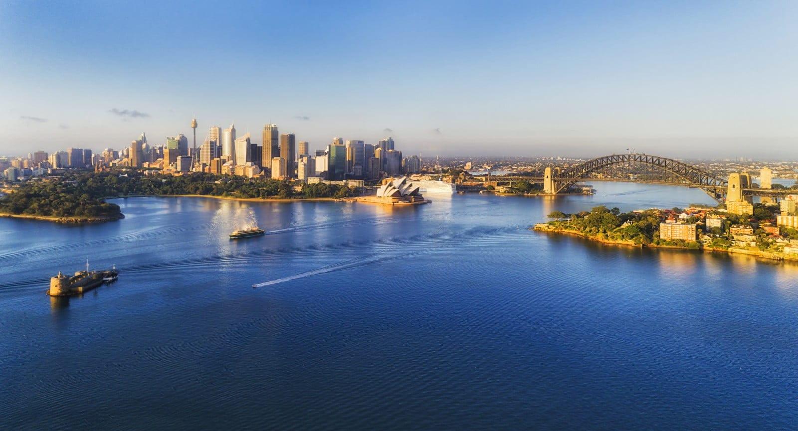 ville de sydney vu des gratte-ciels et de l'eau