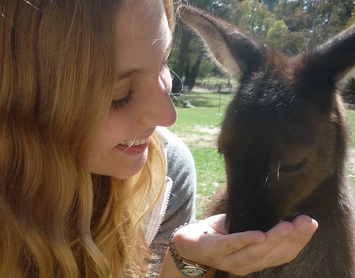 Celia, estudiante de inglés en Melbourne