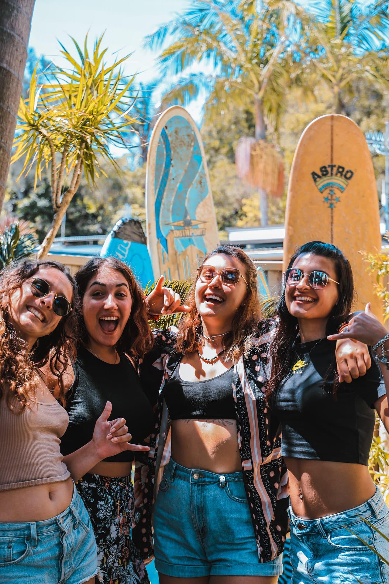 Friends at Surfcamp
