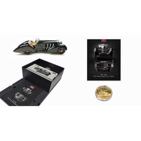 1/18 Mercedes-Benz SSK Trossi 1932 “Black Prince” (Memorial Edition)