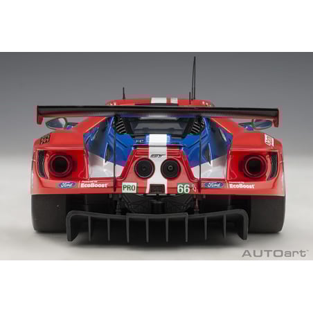 Autoart 1/18 Ford GT Le Mans 2016 No.66 B.Johnson/S.Mucke/O.Pla