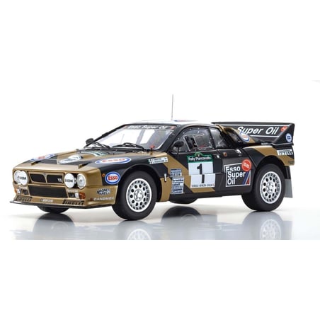 Kyosho 1/18 Lancia Rally 037 1985, Winner Rally Piancavallo, No.1, F.Tabaton / L.Tedeschini
