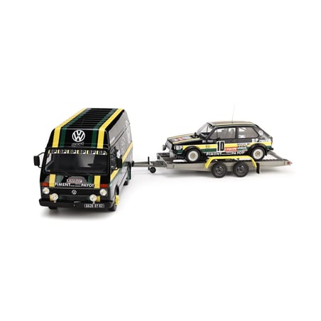 Otto Mobile 1/18 VW LT35,Golf Gti MK1 Gr.2,1981 BP Racing No.10 Td France J. Panciatici / P.Thinnes