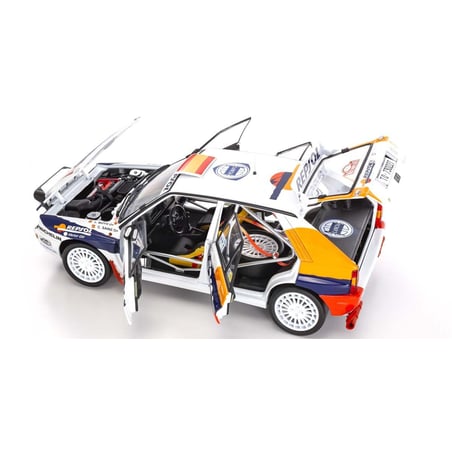 Kyosho 1/18 Lancia Delta HF Integrale 1993 Monte Carlo No.1 Night Version Totip/Repsol C.Sainz / L.Moya