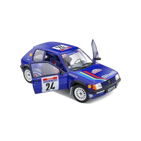Solido 1/18 Peugeot 205 Rallye Gr.A No. 24 Tour de Corse 1990 R.Boursier/B.Frangin