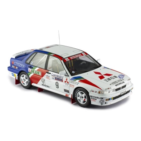 IXO 1/18 Mitsubishi Galant VR-4 No.9 2nd RAC Rallye 1990 Staffan Parmander/Kenneth Eriksson