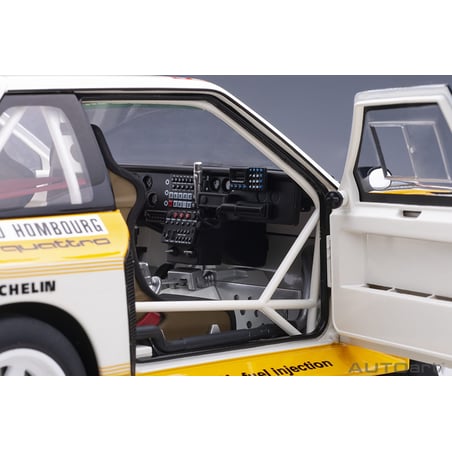 Autoart 1/18 Audi Quattro S1 No.6 Rally Monte Carlo 1986 H.Mikkola/A.Hertz