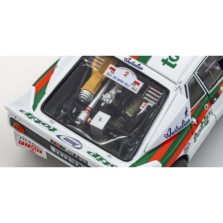 Kyosho 1/18 Lancia Rally 037 Totip 1984 San Marino No.2 A.Vudafieri / L.Pirollo