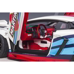 Autoart 1/18 Lamborghini Aventador Liberty Walk LB-Works Limited Edition Martini Livery