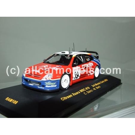 1:43 Citroen Xsara WRC No.19- 3rd Monte Carlo 2003- Drivers: C.Sainz/M.Marti (IXO)