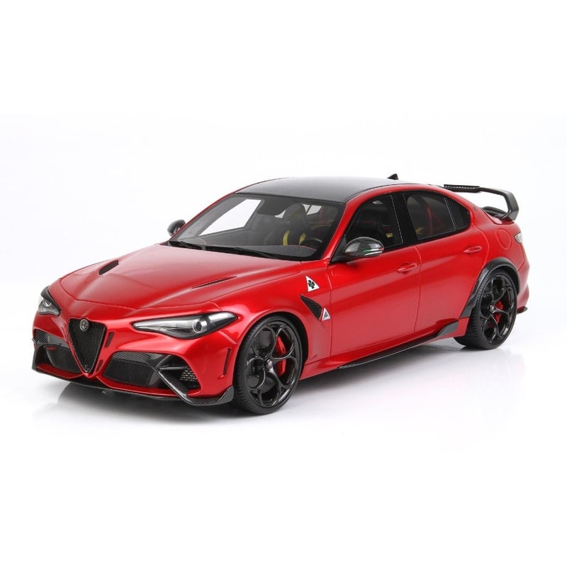 BBR 1/18 Alfa Romeo Giulia GTAM Rosso GTA Roll Bar Rosso Red Brakes