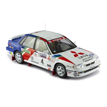 IXO 1/18 Mitsubishi Galant VR-4 No.3 2nd RAC Rallye 1990 Ari Vatanen/Bruno Berglund