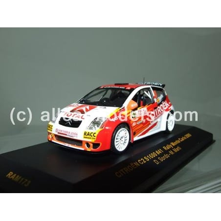 1:43 Citroen C2 S1600- No.41- Monte Carlo-Drivers:D. Sordo / M.Marti- 2005 (IXO)