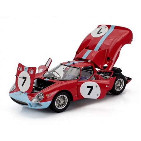 CMC 1/18 Ferrari 250 LM No.7 chassis. No.5895 Winner 12hrs Reims 1964, Graham Hill / Joachim Bonnier