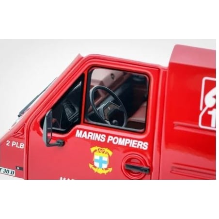 Otto Mobile 1/18 Renault Master T30 VSAB Pompiers 1980