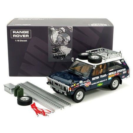 Almost Real 1/18 Range Rover “The British Trans-Americas Expedition” Alaska-Cape Horn 1971-1972
