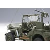 1/18 Jeep Willys, 1943 U.S. Army with Trailer and Accessories
