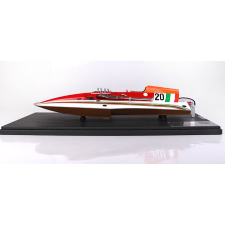BBR 1/18 Molinari 4 Punti Motorboat 1980 with Ferrari engine