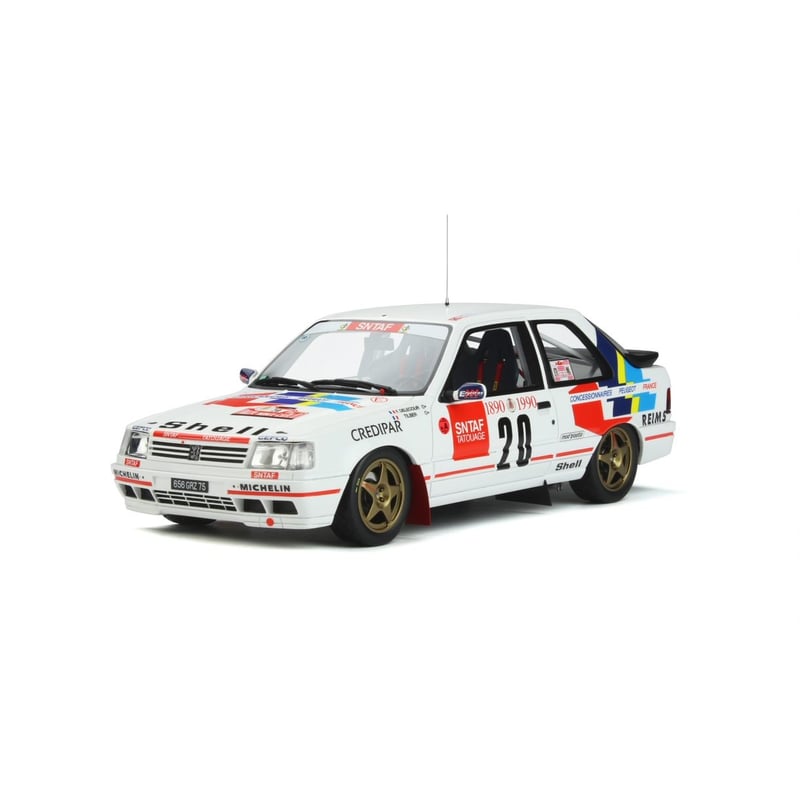 Otto Mobile 1/18 Peugeot 309 Gr. A No.20 Rally Monte Carlo 1990