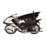 HotWheels 1/18 Batman & Robin 1966 Tv Series Batcycle & Sidecar