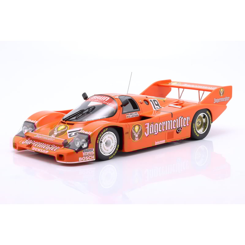 WERK83 1/12 Porsche 956B Brun Motorsport Jägermeister No.19 Winner 1000km Imola 1984 HansJoachim Stuck, Stefan Bellof