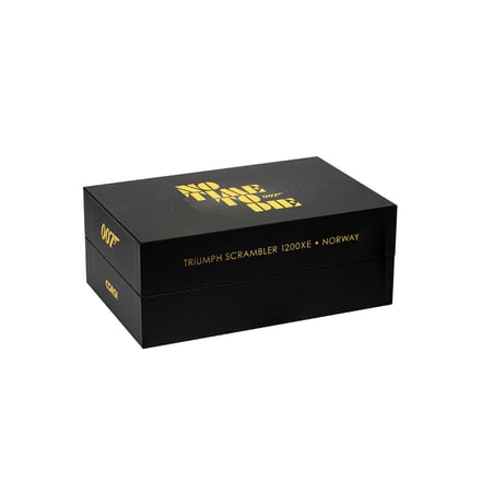 Corgi 1/12 Triumph Scrambler 1200XE, James Bond 007, No Time to Die, Off Road chase Norway, 2019