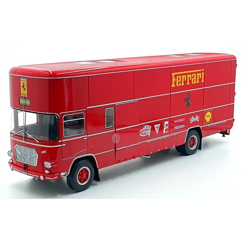 CMR 1/18 OM Fiat 150 Rolfo Scuderia Ferrari Race Car Transporter 1966