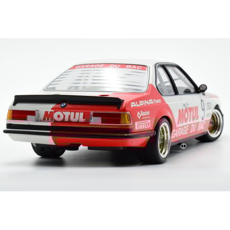 Minichamps 1/18 BMW 635 CSi 7th 24h Spa 1984 Motul No.9 Garage du Bac Hollinger/ Giroix/Krucker