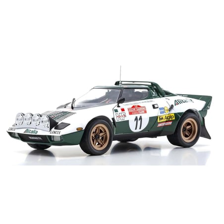 Kyosho 1/18 Lancia Stratos HF 1975 Winner Rallye San Remo No.11 1975 Night Version, Björn Waldegard, Hans Thorszelius