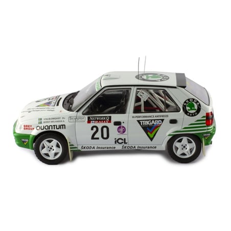 IXO 1/18 Skoda Felicia Kit Car No.20 RAC Rallye 1995 Stig Blomqvist/Benny Melander