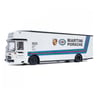 Schuco 1/18 Mercedes Benz O 317 K Race Car Transporter (Renntransporter) Team Porsche Martini Racing