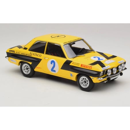 MCG 1/18 Opel Ascona A, 1.9 SR No.2, Rally Acropolis Rally (Night Version) 1975, W.Röhrl/Berger