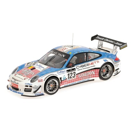 Minichamps 1/18 Porsche 911 GT3 R Muhlner Motorsport 24h Spa 2011 Fumal/Thiry/Rosenblad/Lefort