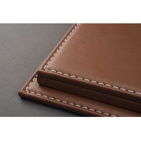 Atlantic Case 1/18 Mulhouse Premium Deluxe Acrylic Display Case with Brown Leather Base