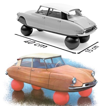 Norev 1/12 Citroën DS 19 Sur Ballons / Baloons 1959