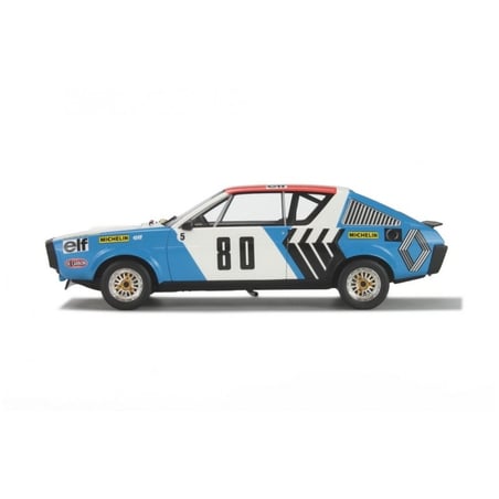 1:18 Renault 17 Gordini Groupe 5 No.80- Rallye Vercors-Vivarais 1975 (Otto Mobile)