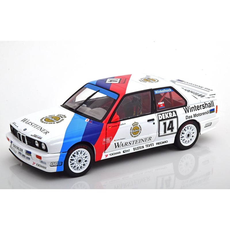 1:18 BMW M3 E30 DTM Winner Norisring 1992 No.14 Driver: Joachim Winkelhock (Solido)