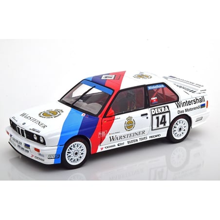 1:18 BMW M3 E30 DTM Winner Norisring 1992 No.14 Driver: Joachim Winkelhock (Solido)