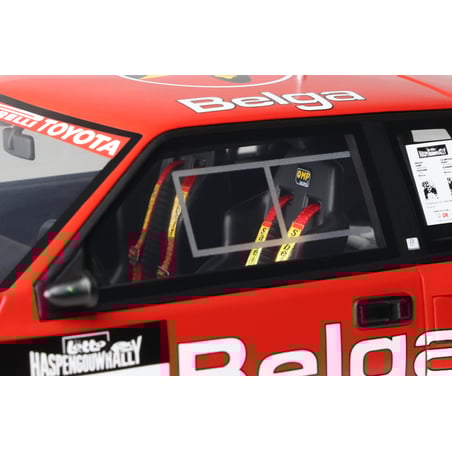 Otto Mobile 1/18 Toyota Celica Twin Cam Turbo Team Belga (Night Version) N.1Rally Haspengouw 1985 Juha Kankkunen/Fred Gallagher