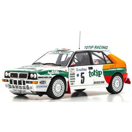 Kyosho 1/18 Lancia Delta HF Integrale 1993 Jolly Club Totip Racing Rally Monte Carlo No.5 Andrea Aghini / Sauro Farnocchia
