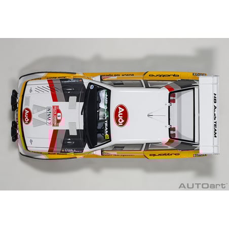 1/18 Audi Sport Quattro S1 Rally San Remo 1985 winner W. Röhrl/C. Geistdörfer No.5