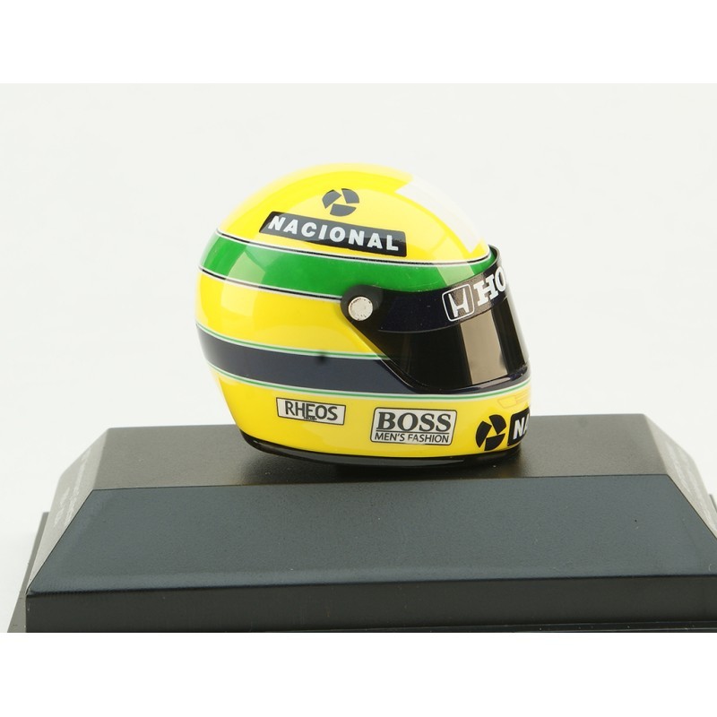Minichamps 1/8 Ayrton Senna Helmet McLaren MP4/5B No.27 F1 World
