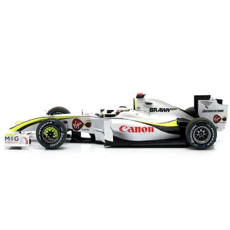 Minichamps 1/18 Brawn BGP 001 F1 No.22 Jenson Button 5th Singapore World Champion 2009