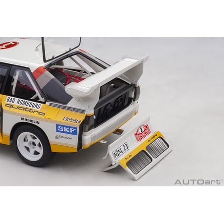 1:18 Audi Sport Quattro S1 Rally Monte Carlo 1986 W. Röhrl/C. Geistdörfer No.2