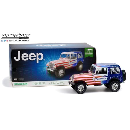 1/18 Jeep CJ-7 Renegade Closed 1982 Santini Air from the American action military drama television series Airwolf