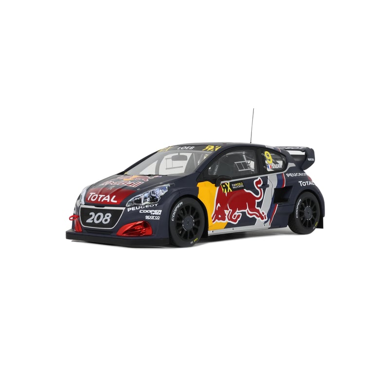 Otto Mobile 1/18 Peugeot 208 No.9 Winner WRX Belgium GP S.Loeb 2018