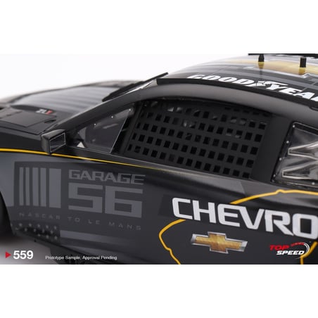 Top Speed 1/18 Chevrolet Camaro ZL1 No.24 Hendrick Motorsports Test Car NASCAR Next Gen Garage 56