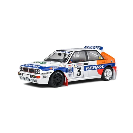 Solido 1/18 Lancia Delta HF Integrale No. 3 Rally Acropolis 1993 C.Sainz/L.Moya
